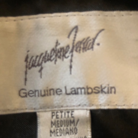 Jacqueline Ferrar Vintage Lambskin Leather Jacket - Picture 4 of 4